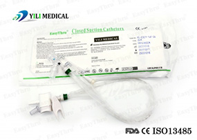 Medical L Style Closed suction catheter 72h