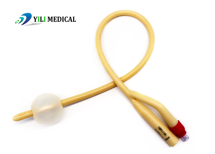 Disposable 2 Way Foley Catheter Silicone Coated Fr12 to Fr26
