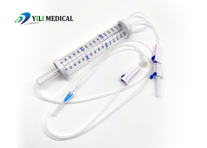 Medical safety pediatric burette infusion set disposable for single use 100ml / 150ml supplier