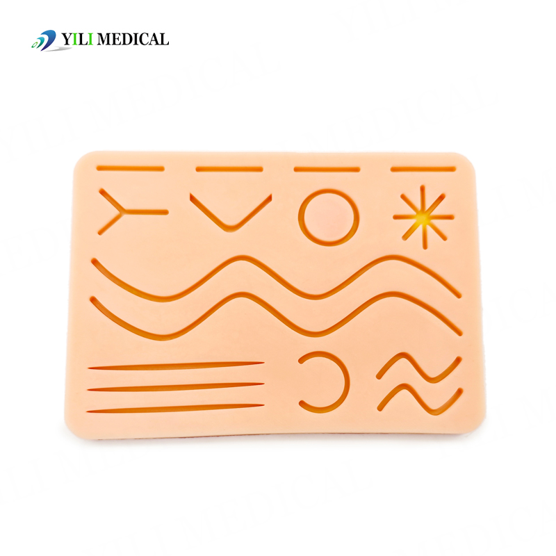Repeatedly knotting and practice Wound Suture Training pad