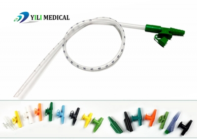 EasyThru Disposable Medical PVC Suction Catheter (DEHP Free)